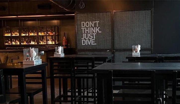 BKC Dive - Don't Think. Just Dive. wall