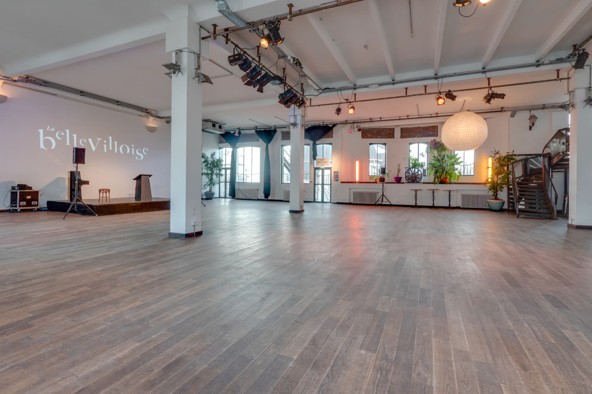 Event loft space at La Bellevilloise